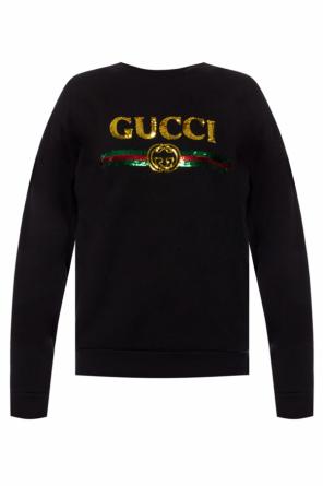 Sweatshirt with a sequin pattern, zdjęcie 1 Sweatshirt with a sequin pattern od Gucci